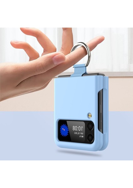 Qichenga Samsung Galaxy Z Flip 4 Parmak Yüzük Cilt Sert Pc Koruması Hissediyor Cep Telefonu Kılıfı Kapağı (Yurt Dışından) fiyatları