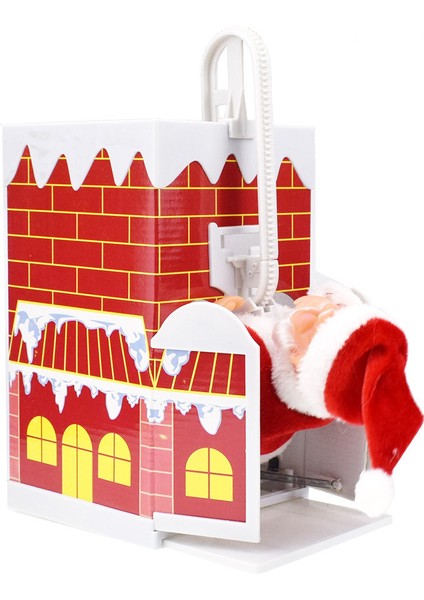 Tırmanma Bacası Elektrikli Müzik Noel Baba Oyuncakları Noel Dekorasyonu Süsler (Yurt Dışından) modelleri