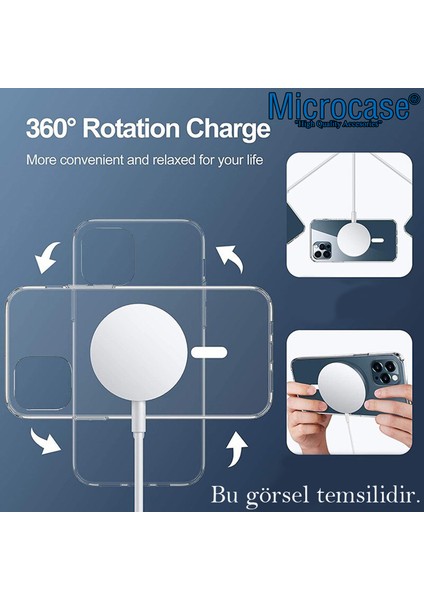 Samsung Galaxy S22 Magsafe Manyetik Darbeye Yarı Esnek Plastik Tpu Kılıf - AL3027 Mavi fırsatları