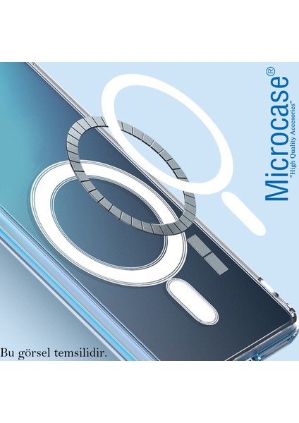 Samsung Galaxy S22 Plus Magsafe Manyetik Darbeye Yarı Esnek Plastik Tpu Kılıf - AL3028 Mavi