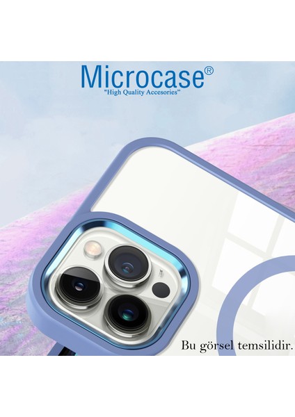 Samsung Galaxy S22 Plus Magsafe Manyetik Darbeye Yarı Esnek Plastik Tpu Kılıf - AL3028 Mavi
