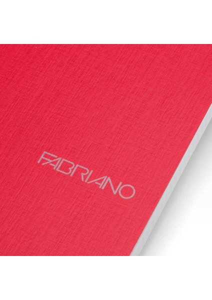 : Ecoqua Orginal Tel Zımbalı Çizgisiz Defter : Kırmızı : A4 (40 Yaprak - 90 Gr)