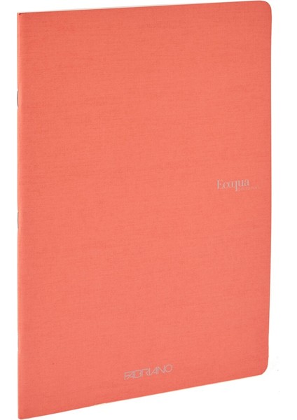 : Ecoqua Orginal Tel Zımbalı Çizgisiz Defter : Flamingo : A4 (40 Yaprak - 90 Gr)