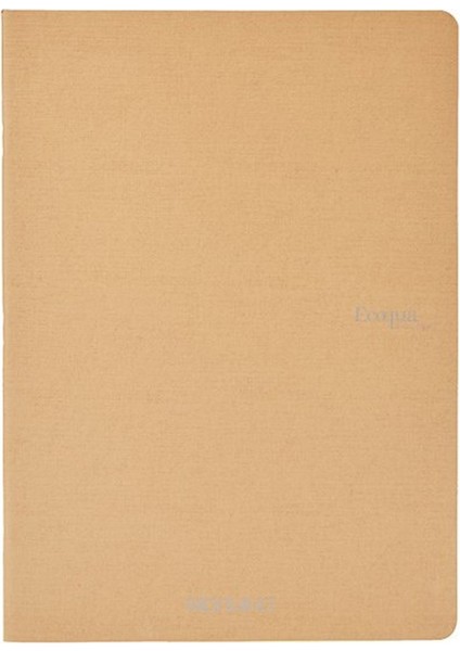 : Ecoqua Orginal Tel Zımbalı Noktalı Defter : Kahverengi : A5 (40 Yaprak - 90 Gr)