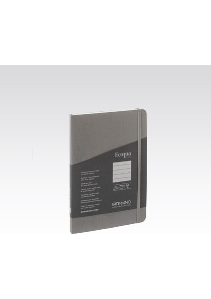 : Ecoqua Plus Dikiş Ciltli Noktalı Defter : Antrasit : A5 (90 gr - 80 Yaprak)