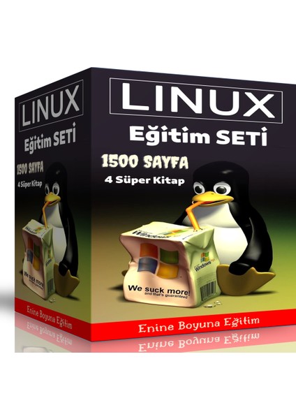 Enine Boyuna Eğitim Linux Eğitim Seti (4 Süper Kitap)