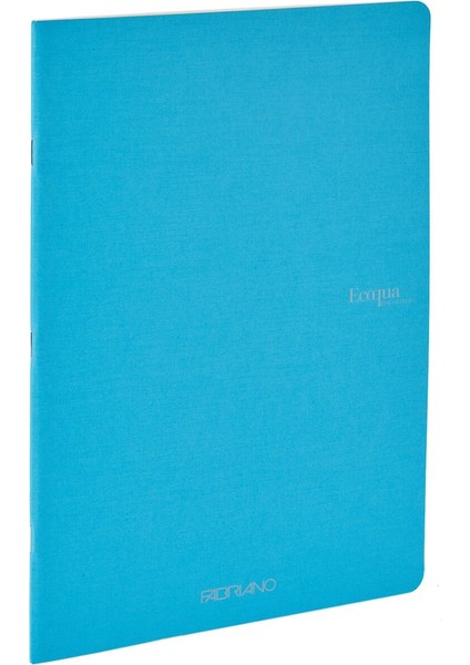 : Ecoqua Orginal Tel Zımbalı Çizgisiz Defter : Turkuaz : A4 (40 Yaprak - 90 Gr)
