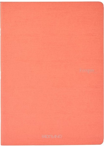 : Ecoqua Orginal Tel Zımbalı Çizgisiz Defter : Flamingo : A5 (40 Yaprak - 90 Gr)