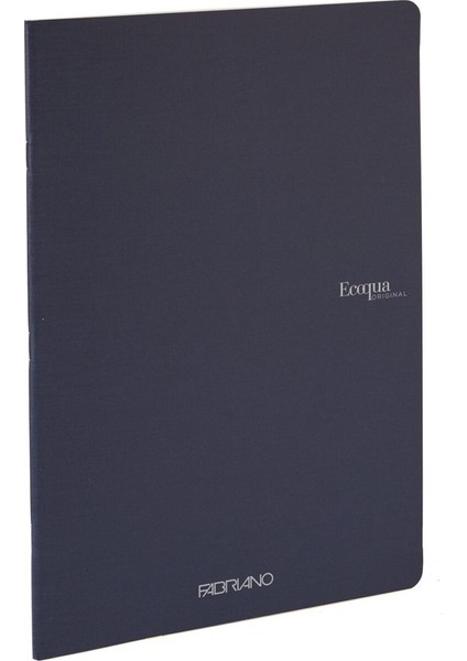 : Ecoqua Orginal Tel Zımbalı Noktalı Defter : Lacivert : A5 (40 Yaprak - 90 Gr)