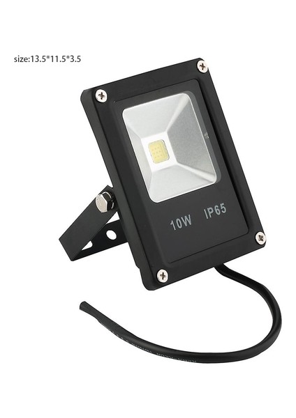 Yeni Süper Ince 10 W 12 V Spot Işık Açık Sel Işık Beyaz (Yurt Dışından)