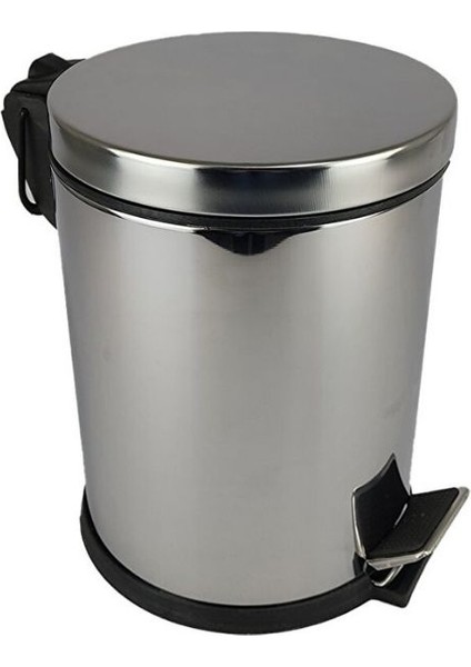 Paslanmaz Çelik Mutfak Çöp Kovası 3 Lt Gri - EF401