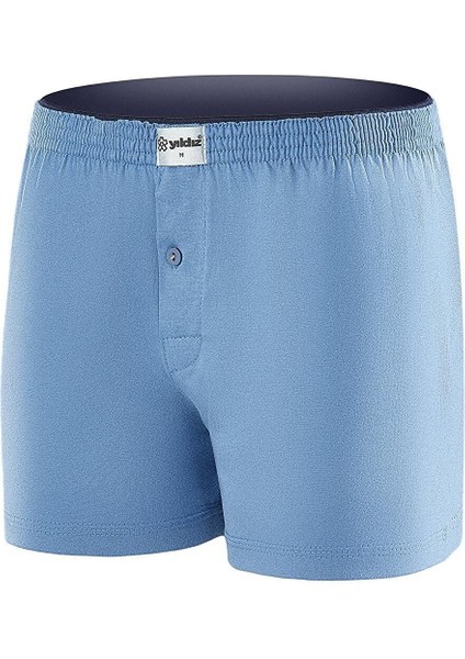 3'lü Yıldız Erkek Havlu Bel Penye Boxer