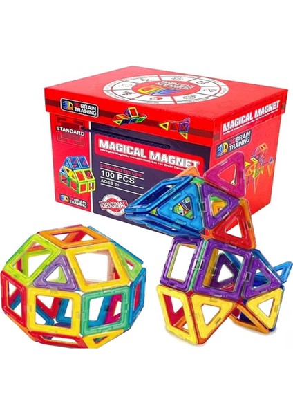 Magical Magnet 100 Parça Oyun Seti |1 Adet|