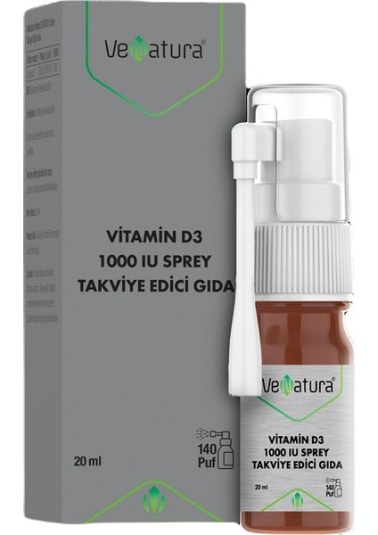 Vitamin D3 1000 Iu Sprey 20 ml