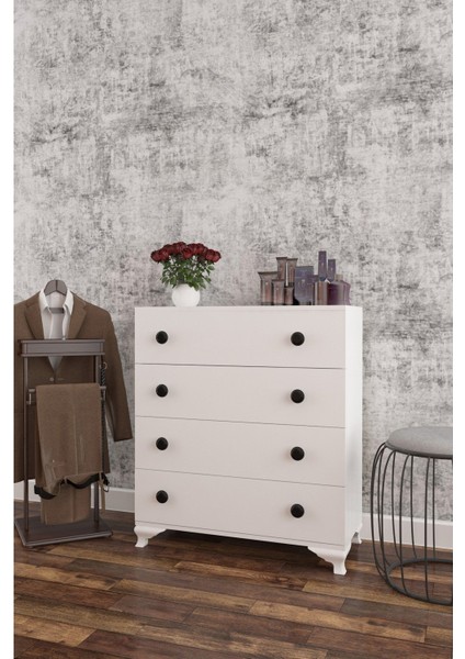 Dekormila Şifonyer 4 Çekmeceli Komodin