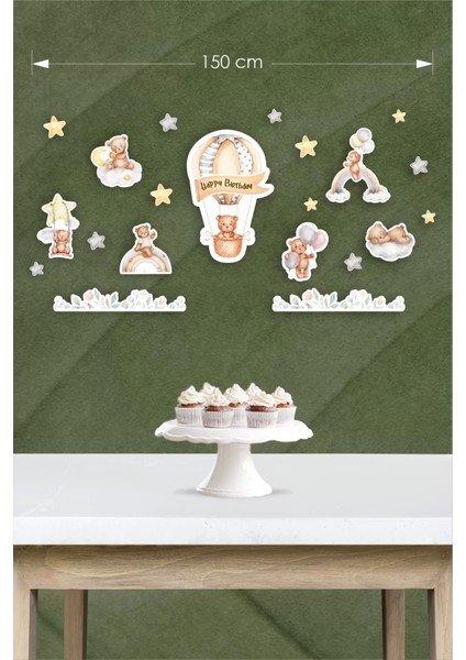 Ayıcık Temalı Çok Parçalı Afiş