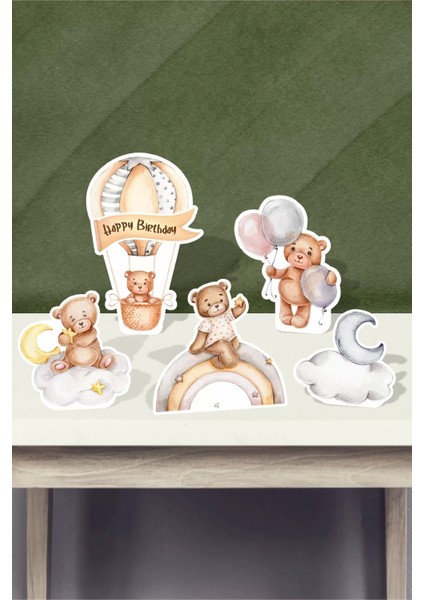 Ayıcık Temalı Masa Üstü Set