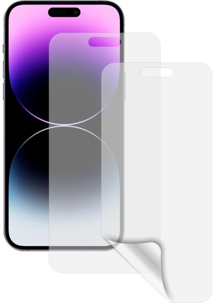Iphone 14 Pro ile Uyumlu Esnek Nano Ekran Koruyucu Film Mat
