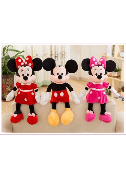 Hainan Shenda 30CM Disney Mickey Mouse Minnie Peluş Oyuncak - Pembe (Yurt Dışından)