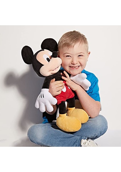 30CM Disney Mickey Mouse Minnie Peluş Oyuncak - Siyah (Yurt Dışından)