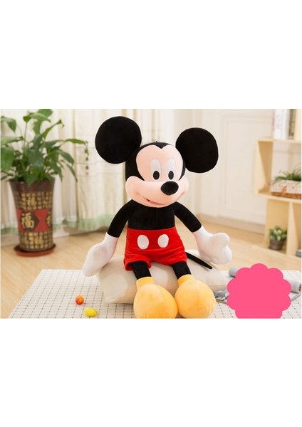 30CM Disney Mickey Mouse Minnie Peluş Oyuncak - Siyah (Yurt Dışından)