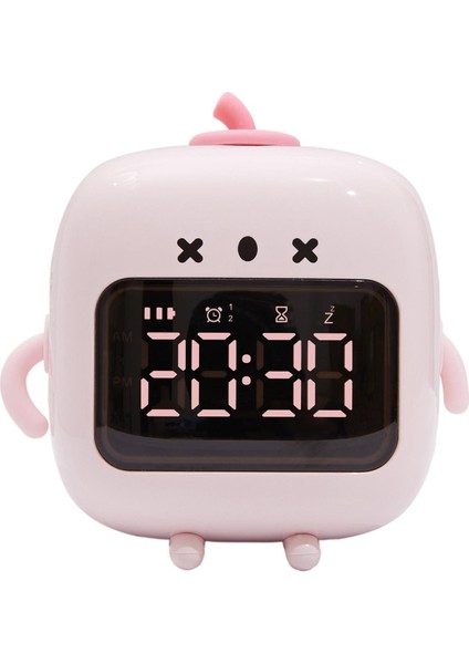 Çocuklar Dijital Çalar Saat Kolay Ayar Erteleme Işlevi Çocuklar Için Gençler Yetişkinler Pembe (Yurt Dışından)