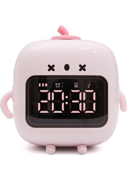 Çocuklar Dijital Çalar Saat Kolay Ayar Erteleme Işlevi Çocuklar Için Gençler Yetişkinler Pembe (Yurt Dışından) indirimleri