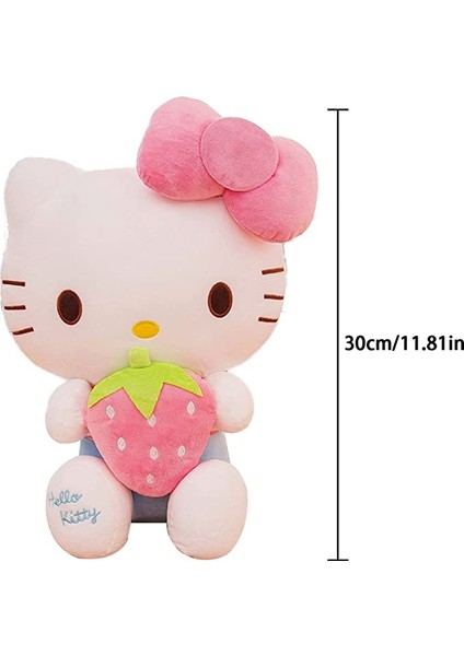 Hello Kitty Peluş Yastık FIGÜRÜ-30CM - Pembe (Yurt Dışından)