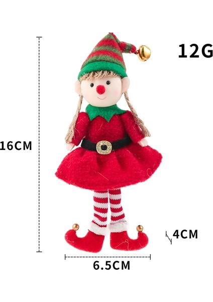 1 Adet Noel Temalı Oyuncak - Kırmızı (Yurt Dışından)