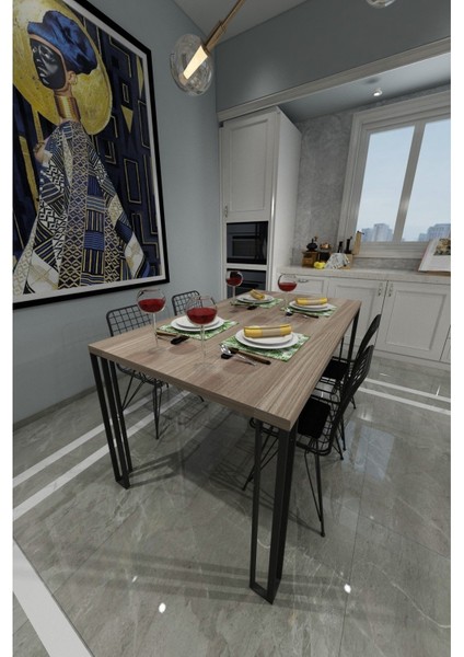 Dekormila 4 Kişilik Yemek Masası Takımı Cordoba