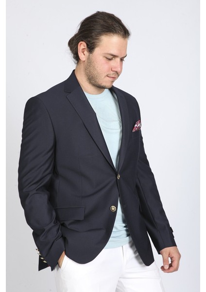 Gabardin Blazer Ceket