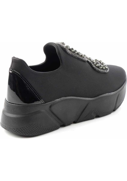 Siyah Streç Kadın Sneaker K01234060517 fırsatları