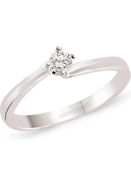 Pırlanta Tektaş Yüzük 0,15 Ct