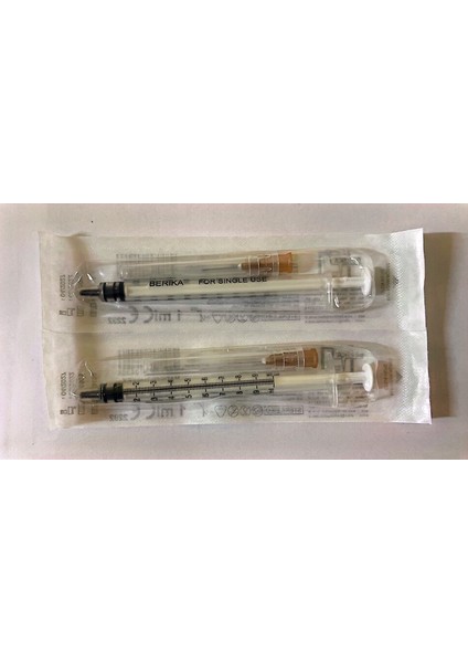 Insülin Enjektörü 1 cc 26g Kahverengi 100'lü
