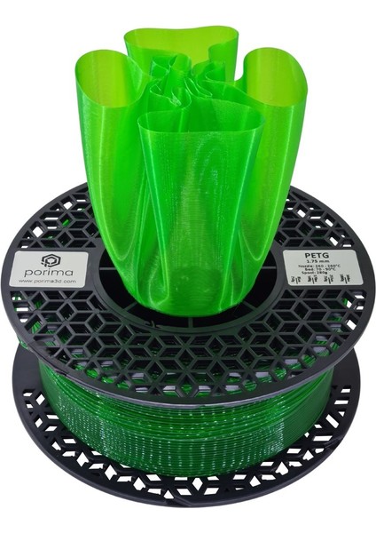 Petg Transparan® Filament Neon Yeşil