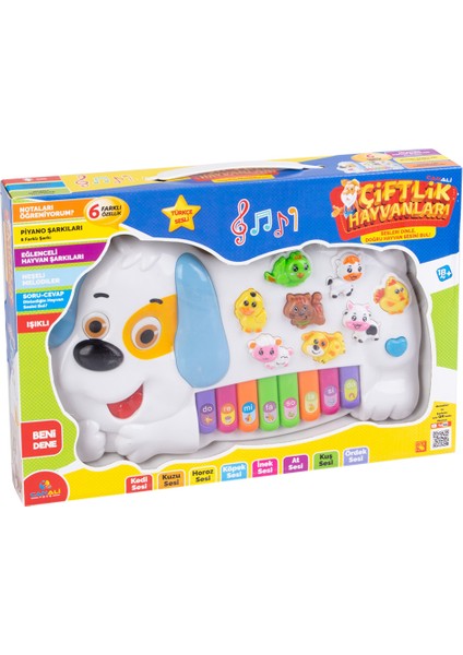 Can Ali tOYS Köpek Görünümlü Piyano CNL-2223 3285