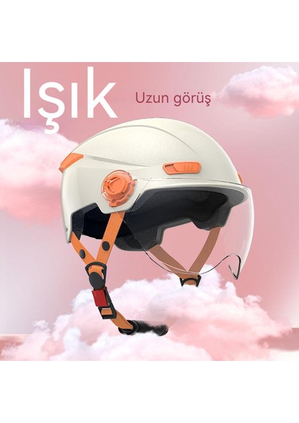 Elektrikli Motosiklet Kaskı 4 Mevsim Evrensel Emniyet Kaskı (Yurt Dışından)