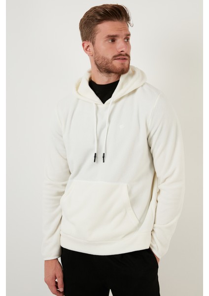 Slim Fit Kanguru Cepli Kapüşonlu Polar Erkek Polar 5906032 indirimleri