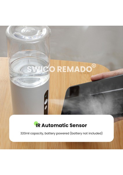 Swico Remado Otomatik Sensörlü Dezenfektan Dispenseri - Beyaz (Yurt Dışından)