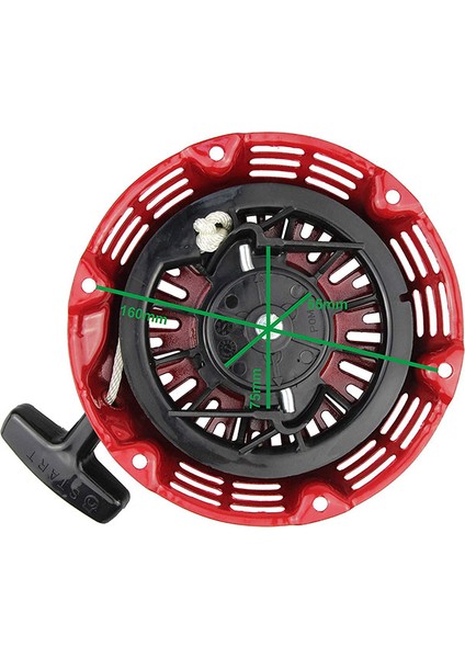 Starter Komple Honda GX160/200 Pim Tırnaklı modelleri