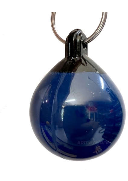 Batmaz Anahtarlık Balon Usturmaça Modeli 6 x 4.5 cm Koyu Mavi