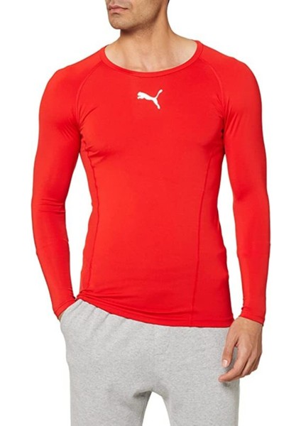 Erkek Uzun Kollu Tişört Liga Baselayer 65592001 Kırmızı