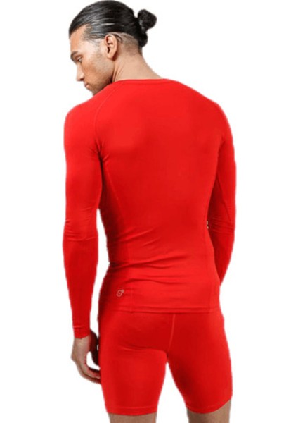 Erkek Uzun Kollu Tişört Liga Baselayer 65592001 Kırmızı