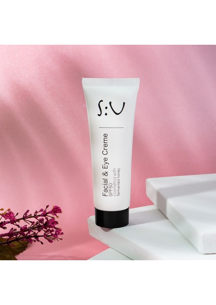 Facial & Eye Cream 50 Spf - SPF Etkili Yüz ve Göz Bakım Kremi modelleri