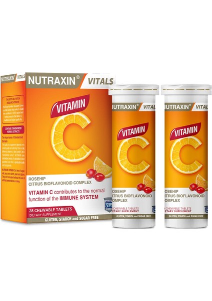 C Vitamini + Magnesium Citrate | Magnezyum Takviyesi 60 Tablet