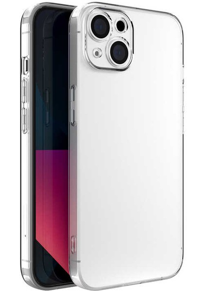 Iphone 14 Plus Kılıf Kamera Korumalı Şeffaf + Ekran Koruyucu Nano