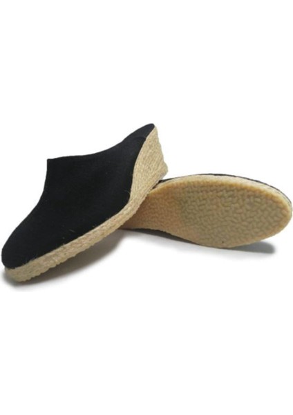 Beyken Burnu Kapalı Keten Dolgu Topuk Terlik fiyatları