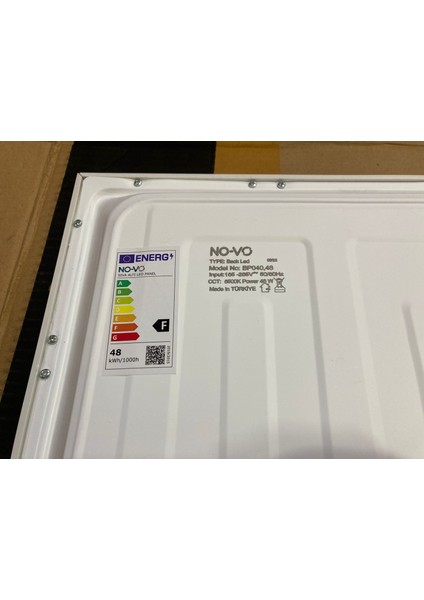 48 Watt 60x60 LED Panel Sıva Altı (10 Adet Kutu Bazlı Satış)