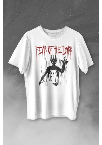 Fear Of The Dark Karanlık Dark Gothic Urban Street Wear Baskılı Tişört Unisex T-Shirt