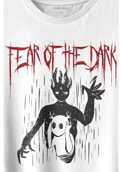 Fear Of The Dark Karanlık Dark Gothic Urban Street Wear Baskılı Tişört Unisex T-Shirt fiyatları